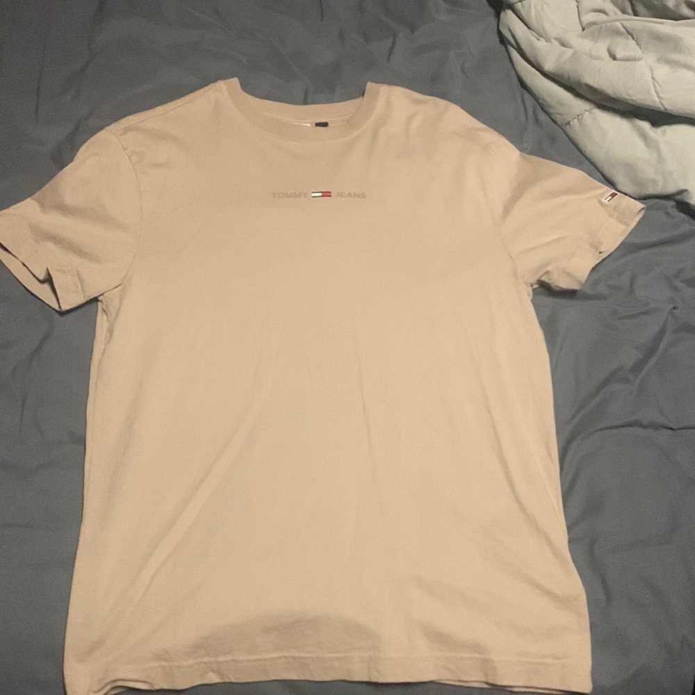 Tan Tommy Jeans T-Shirt